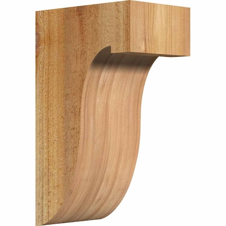 Ekena Millwork Del Monte Rough Sawn Corbel, Western Red Cedar, 4"W x 6"D x 10"H COR04X06X10DEL00RWR
